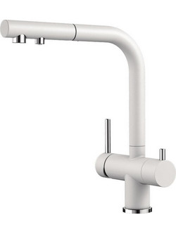 Blanco Fontas-S II 525204 Μπαταρία Κουζίνας Πάγκου Τριπλής Παροχής Ανάμεικτη Λευκή