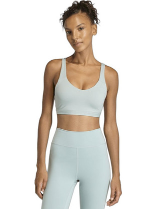 Adidas All Me Essentials Αθλητικό Μπουστάκι με Μέτρια Στήριξη & Αφαιρούμενη Ενίσχυση Πράσινο Mint KA7259