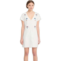 Volcom Bruno Lucas Mini Καλοκαιρινό Φόρεμα Λευκό B1312619-OFW