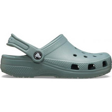 Crocs Classic Clog Παιδικά Παπούτσια Θαλάσσης Ανατομικά Πράσινο Mint Γκρι 206991-3YO
