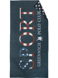 Greenwich Polo Club 5206 Πετσέτα Θαλάσσης Microfiber Navy Μπλε 80x170cm