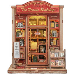 Cutebee The Drama Bookshop 3D Book Nook DIY 253 Κομμάτια 18cm