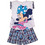Beboulino Minnie Mouse Παιδική Πιτζάμα Βαμβακερή Καλοκαιρινή Λευκή Navy Μπλε 801-081