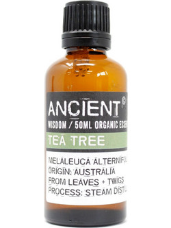Ancient Wisdom Βιολογικό Αιθέριο Έλαιο Τεϊόδεντρο 50ml