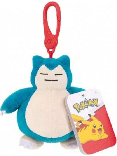Jazwares Pokemon Snorlax με Κλιπ 10cm