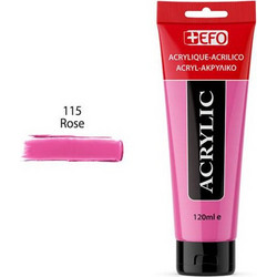 EFO 115 Rose Ακρυλικό Χρώμα Ζωγραφικής 120ml