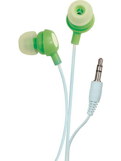SoundLab Bud G141C Ακουστικά Ψείρες In-Ear Λευκά Πράσινα