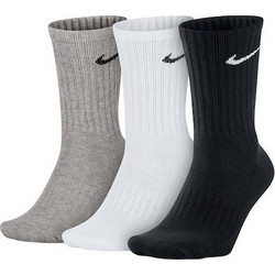Nike Ανδρικές Κάλτσες Ψηλές Μαύρες Λευκές Ανθρακί 3Pack SX3811-965
