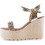 Love4shoes Καλοκαιρινές Γυναικείες Πλατφόρμες Ψηλές Μπρονζέ 228