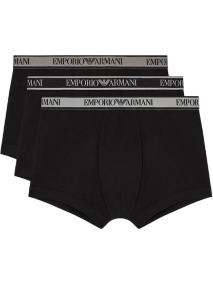 Emporio Armani Ανδρικά Μποξεράκια Σετ 3Pack Μαύρα EM000259AF20669-MC061