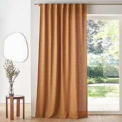 La Redoute Κουρτίνα με Θηλιές 140x180 Montego 350323340 Μπρονζέ
