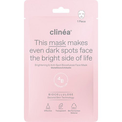 Clinea Anti-Dark Spot & Brightening Sheet Μάσκα Προσώπου για Λάμψη 1τμχ