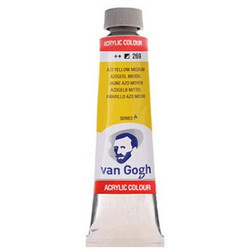 Royal Talens Van Gogh 269 Azo Yellow Medium Ακρυλικά Χρώματα Ζωγραφικής 40ml 3τμχ