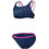 Arena Logo Αθλητικό Παιδικό Μαγιό Bikini Set για Κορίτσι Navy Μπλε Φούξια 010415-590