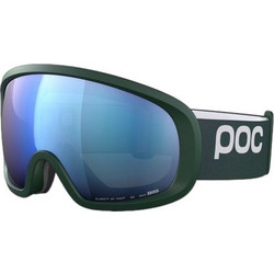 Poc Fovea Mid 408429615 Μάσκα Σκι & Snowboard Ενηλίκων Πράσινη με Φακό Καθρέπτη Μπλε