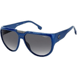 Carrera FLAGLAB-13-PJP Ανδρικά Γυαλιά Ηλίου Μάσκα Κοκάλινα Μπλε με Μαύρο Φακό