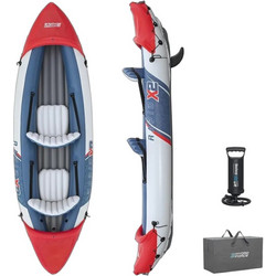 Bestway Lite-Rapid Φουσκωτό Kayak 2 Ατόμων Λευκό Κόκκινο 65077