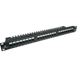 Alantec PK001 Ethernet Patch Panel Επιτοίχιο 1U 19" 24 Θυρών Cat.6 Unshielded UTP