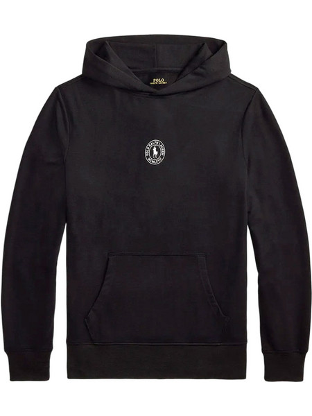 Polo Ralph Lauren Ανδρικό Φούτερ με Κουκούλα & Τσέπες Μαύρο 714P03152-001
