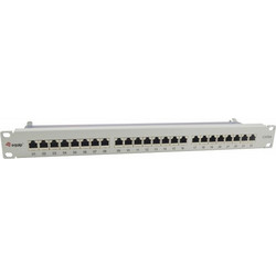 Equip 326525 Ethernet Patch Panel Rack 1U 19" 24 Θυρών Cat.6a Shielded FTP