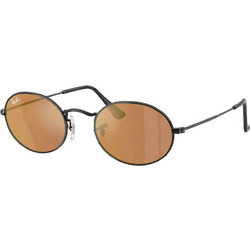 Ray-Ban RB3547N 00240 Ανδρικά Γυαλιά Ηλίου Στρογγυλά Μεταλλικά Χρυσά με Χρυσό Φακό