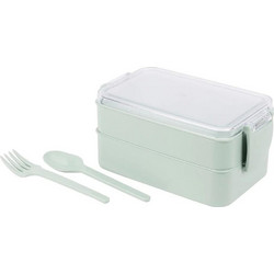 Σετ Δοχείο Φαγητού Inox 500ml Πράσινο Mint