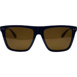 Celine CE40015I 90E Ανδρικά Γυαλιά Ηλίου Τετράγωνα Κοκάλινα Μαύρα με Καφέ Φακό