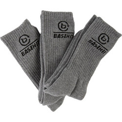 Basehit Ανδρικές Κάλτσες Ψηλές Ανθρακί 3Pack 212.BU08.04