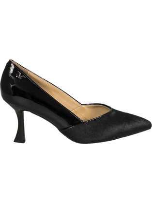 Versace 19V69 Γόβες Λουστρίνι με Λεπτό Ψηλό Τακούνι Μαύρες AM5C057-618