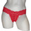 Minerva Γυναικείο Sexy String με Δαντέλα Κόκκινο 85346-660