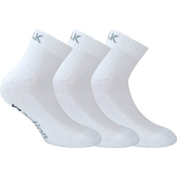 Walk Ανδρικές Κάλτσες Κοντές Λευκές 3Pack V17-010101