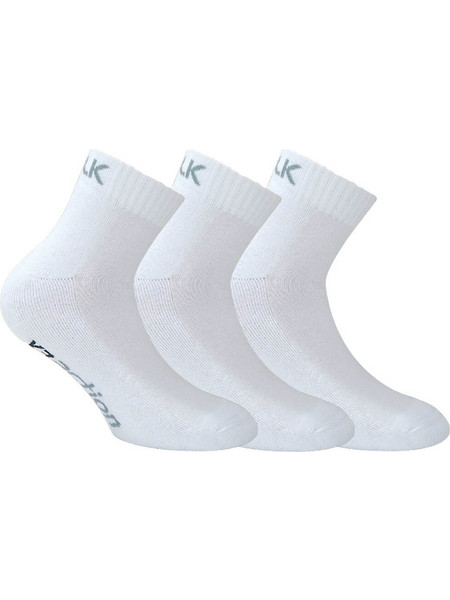 Walk Ανδρικές Κάλτσες Κοντές Λευκές 3Pack V17-010101