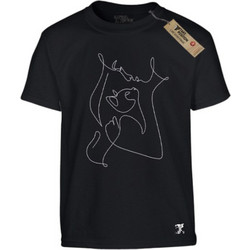 Takeposition I Love Cats Παιδικό T-Shirt Κοντομάνικο Μαύρο 214-806-3076
