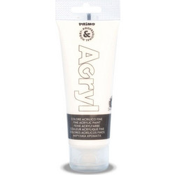 Primo White Ακρυλικό Χρώμα Ζωγραφικής 75ml