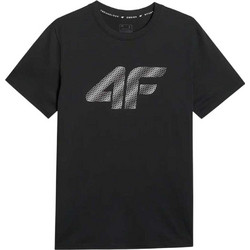 4F Ανδρικό Αθλητικό T-Shirt Μαύρο 4FWMM00TTSHM3342-20S