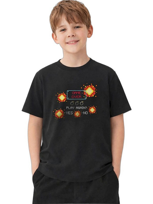 Firefly Παιδικό T-Shirt Κοντομάνικο Μαύρο FBT26203-0002