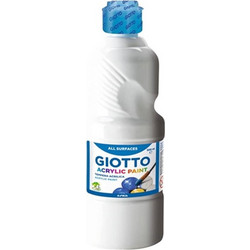 Giotto White Ακρυλικό Χρώμα Ζωγραφικής 500ml