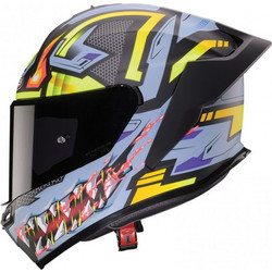 Caberg Roxter Hunter Black Grey Fluo Yellow Κράνος Μηχανής Full Face 1450gr