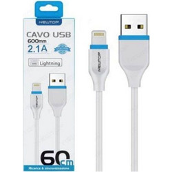 Newtop CU09 USB-A to Lightning Cable 0.6m White 876207
