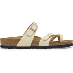 Birkenstock Mayari Δερμάτινα Γυναικεία Σανδάλια Ανατομικά Εκρού 1026565
