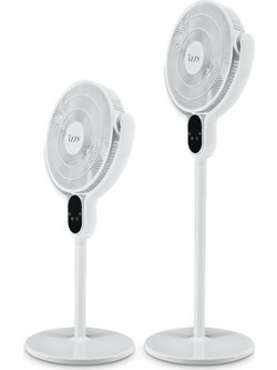 Izzy IZ-9086 Ανεμιστήρας Δαπέδου Ορθοστάτης 25W με Τηλεχειριστήριο
