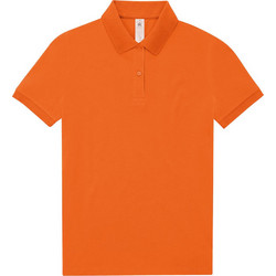 B&C Collection Γυναικεία Μπλούζα Polo Κοντομάνικη Pure Πορτοκαλί PW461
