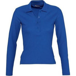 Sol's Γυναικεία Μπλούζα Polo Μακρυμάνικη Royal Blue 11317