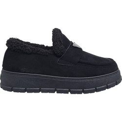 Blondie Γυναικεία Μποτάκια Suede Μαύρα με Γούνα SD07045