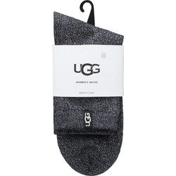 UGG Βαμβακερές Ανδρικές Κάλτσες Κοντές με Σχέδια Μαύρες 1171624-BLK