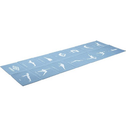 Bakaji Στρώμα Γυμναστικής Yoga / Pilates Γαλάζιο 171x61x0.5cm
