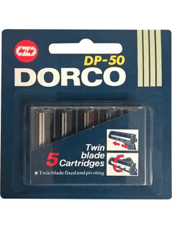 Dorco DP-50 Ανταλλακτικά Ξυραφάκια με 2 Λεπίδες & Λιπαντική Ταινία 5τμχ