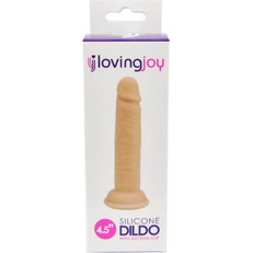 Loving Joy Silicone Ρεαλιστικό Dildo με Βεντούζα 11.4cm Flesh