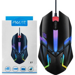 Justnote 10972 Ενσύρματο Gaming Ποντίκι RGB 1200 DPI Black