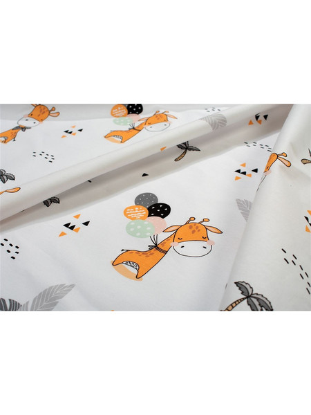 Dimcol Giraffe 599 Πάνα Αγκαλιάς Χασέ Λευκή 80x80cm